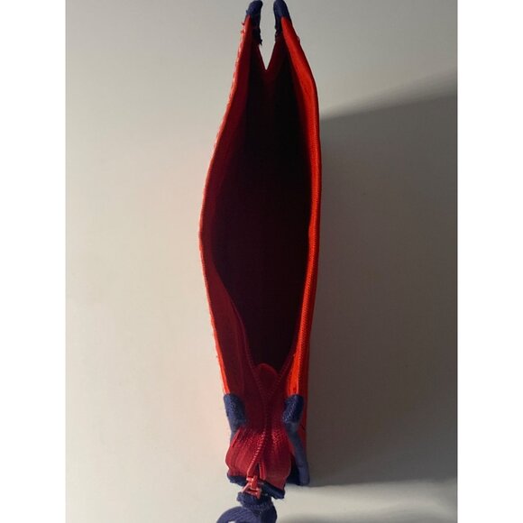 Walt Disney Minnie MOUSE POWER Red Wristlet Hand Bag Purse MISSING ZIP PULL vtg - Picture 11 of 16